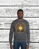 Be A Light Universal Crew Neck Graphic Sweatshirt