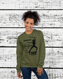 You Were Created For Such A Time Scripture Unisex Crew Next Graphic Print Sweatshirt