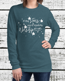 If The Stars Were Made To Worship Long Sleeve Graphic Print Tee